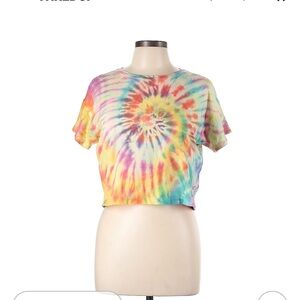 lululemon All Yours Cropped T-Shirt in Tie-Dye - Multicolor